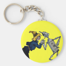 Scarecrow and Tin Man Key Chain