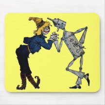 Scarecrow and Tin Man Mouse Pad