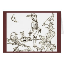 Scarecrow Dances Greeting Cards