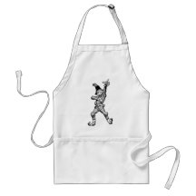 Scarecrow Dancing Disco Style Apron