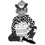 Scarecrow Ornament photo sculptures