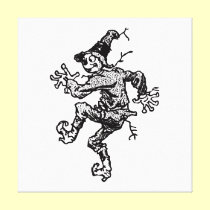 Scarecrow Striding canvas prints