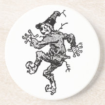 Scarecrow Striding Drink Coaster