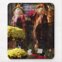 Scarecrows and Mums Mousemat