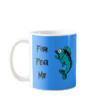 Scared Bass Fish Fear Me Mug