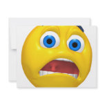 scared smiley invitations