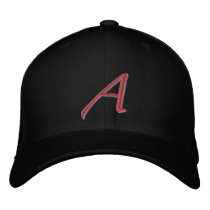 Scarlet A large Embroidered Baseball Cap