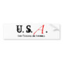 Scarlet Letter small, U. S., ., Free Thinkers f... Bumper Sticker