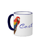 Scarlet Macaw Costa Rica Ceramic Mug