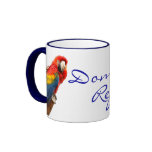 Scarlet Macaw Dominican Republic Ceramic Mug