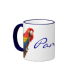 Scarlet Macaw Panama Ceramic Mug
