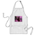 SCARLET ON CHERRY BLOSOM STROLL aprons