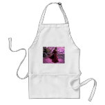 SCARLET ON CHERRY BLOSOM STROLL aprons