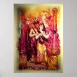 Scarlet woman with Baphomet Poster