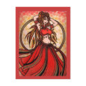 Scarley Belly Dancer Postcards