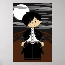 Scarred Cowboy Poster
