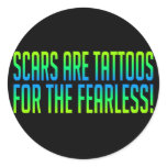 Scars Are Tattoos stickers