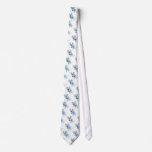 Scary Blue Devil Cat Tie