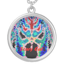 Scary Cat -  Keeps Evil Spirits Away Custom Necklace