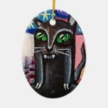 Scary Cat Ornament