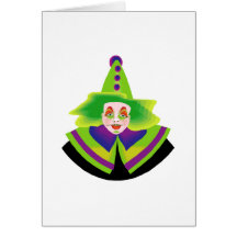 Scary Clown Cards