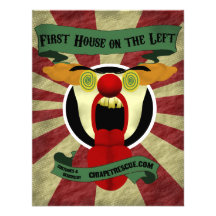 Scary Clown Custom Invitations