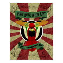 Scary Clown Postcard