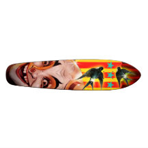 Scary Clown Skate Board