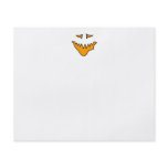 Scary Face. Monster Evil Grin. Orange. Custom flyers