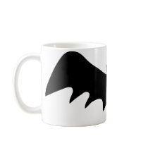 Scary Halloween Bat Coffee Mugs