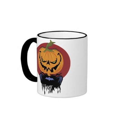 Scary Jack-o-lantern mug by holiday_tshirts