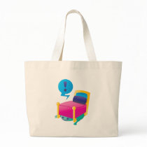 SCARY monster lurking under the BED Tote Bag