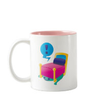 SCARY monster lurking under the BED Mugs