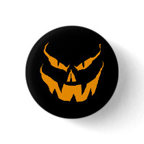 Scary O Lantern Pin