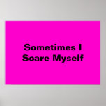 Scary person posters