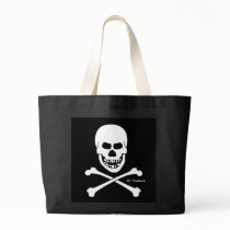 Scary Pirate Skull & Crossbones Halloween Bag