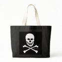 Scary Pirate Skull & Crossbones Halloween Bag
