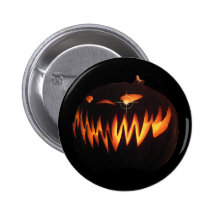 Scary Pumpkin Button