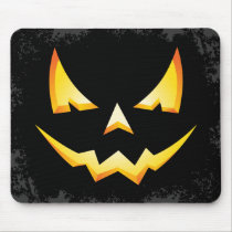 Scary Pumpkin Halloween Mousepad mousepads