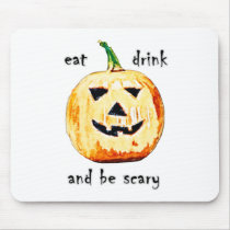 Scary Pumpkin Mousepad