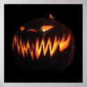 Scary Pumpkin Poster posters