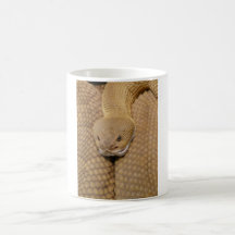 Scary Rattlesnake Photo Mug
