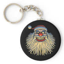 Scary Santa Clown Keychains