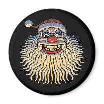 Scary Santa Clown Refrigerator Magnets