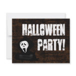 Scary Scream Halloween Party Invitations