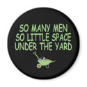 Scary slogan magnet