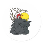 Scary Witch stickers