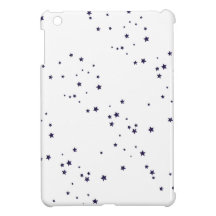 SCATTERED DARK PURPLE STARS ACCENTS TEMPLATE BACKG iPad MINI COVER