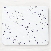 SCATTERED DARK PURPLE STARS ACCENTS TEMPLATE BACKG MOUSEPAD