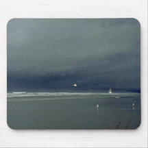 Scattered Sea Birds Mouse Pads